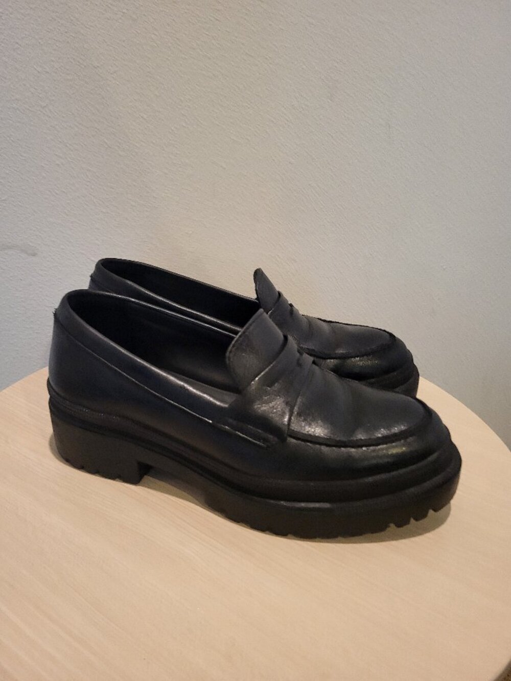 Portland Leather chunky loafers